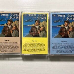 Vintage Cassettes - Set of 3 - The White Cliffs of Dover (WW2 soundtrack)